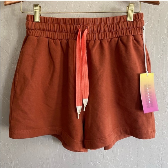 MOTHER Move It! Rust color cozy cotton shorts! NWT!! - Picture 9 of 9